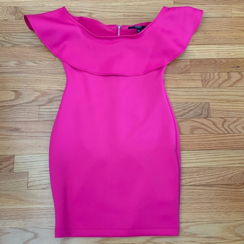 Off The Shoulder Mid Dress